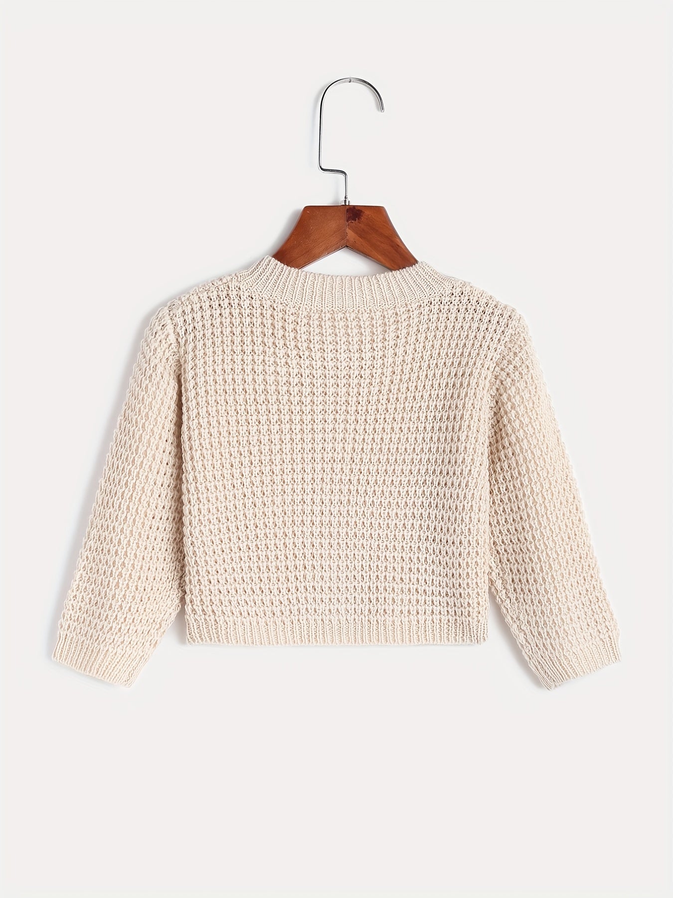 Baby's Long Sleeve Knit Cardigan Casual Coat