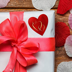 500 Thank You Love Stickers Holiday Decoration Gift Roll