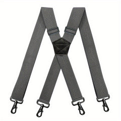Heavy Duty Suspenders For Men Work Outdoor Motorbiking Skiing
