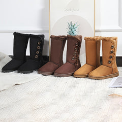 Women's Faux Fur Lined Snow Boots Winter Thermal Snow Shoes