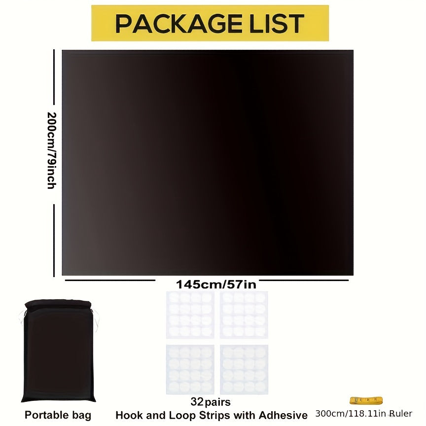 DIY Portable Travel Blackout Curtain - Home Decor