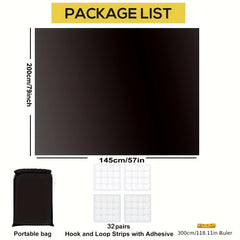 DIY Portable Travel Blackout Curtain - Home Decor
