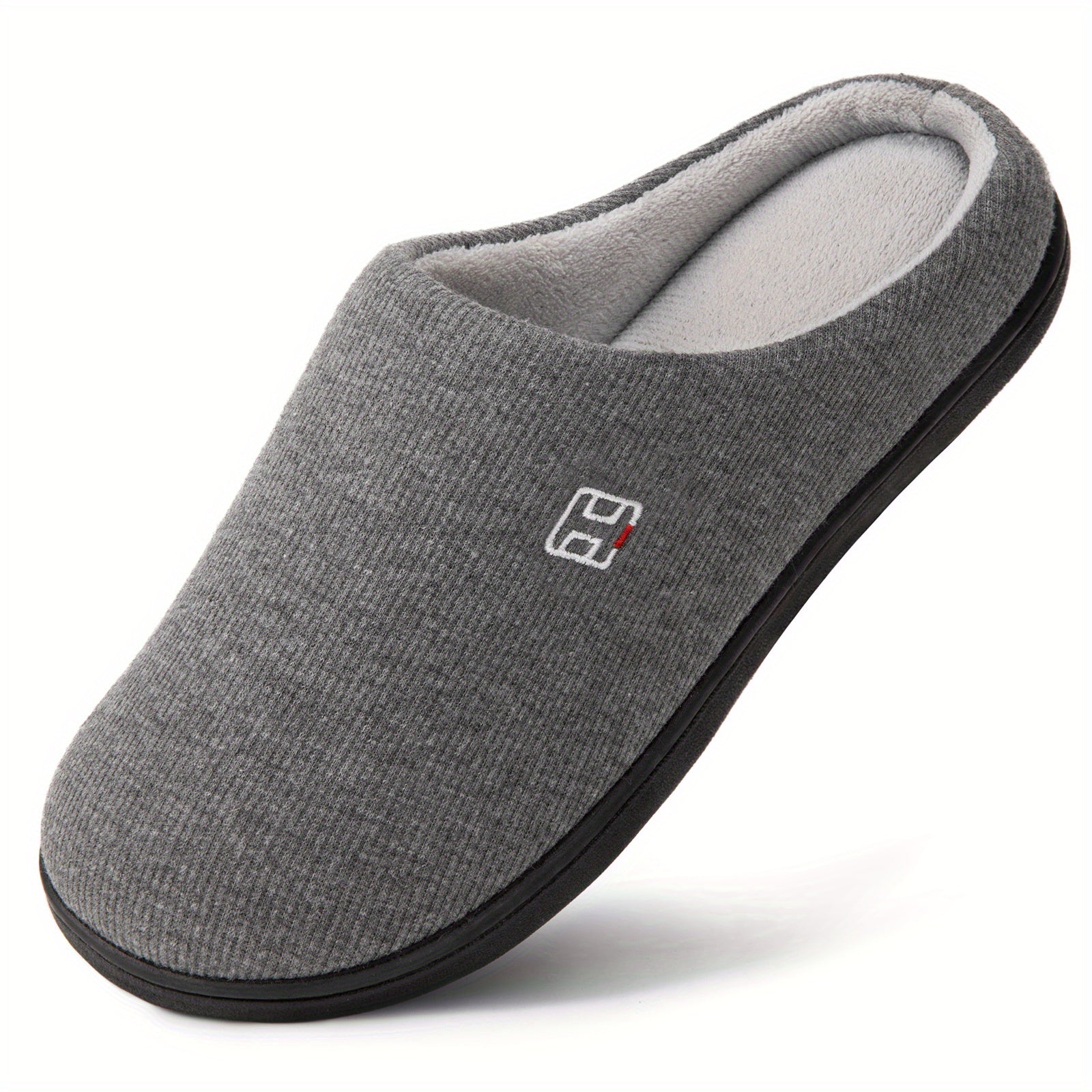 Men's Coral Fleece Lining Memory Foam Slipper
