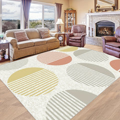 Modern Geometric Carpet Floor Mat Soft Non Slip Area Rugs Living Room Bedroom