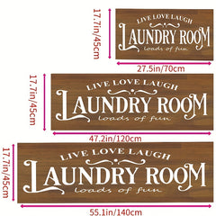 Farmhouse Laundry Room Rug Bathroom Decor Mat