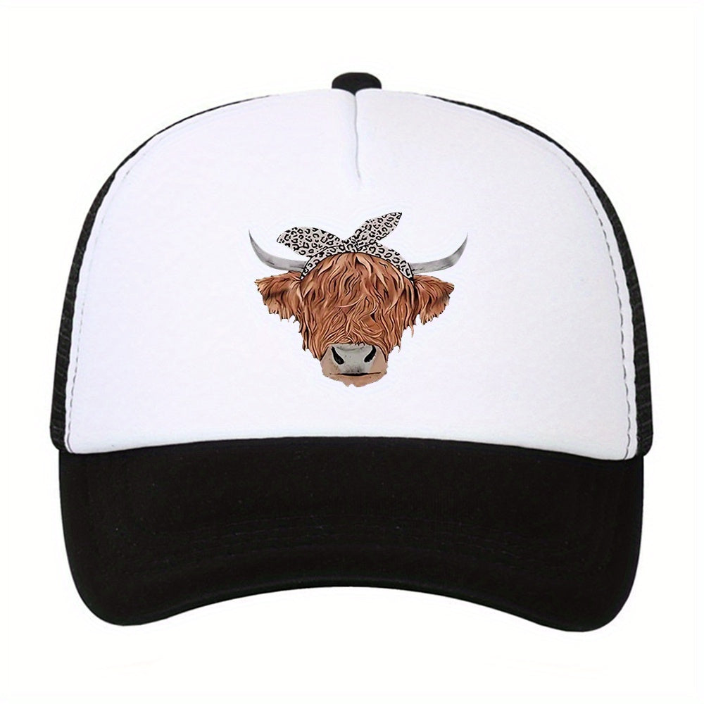 Sun Protection Baseball Cap Cartoon Printed Outdoor Hat