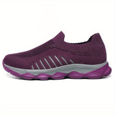 Men's Lace-up Slip-on Sneakers, Lightweight & Breathable