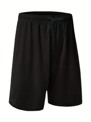 Men's Solid Sport Shorts Quick Dry Moisture Wicking