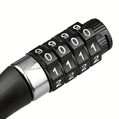 Helmet Lock Chain 4 Digit Password Combination Bike Motorcycle Anti theft Cable