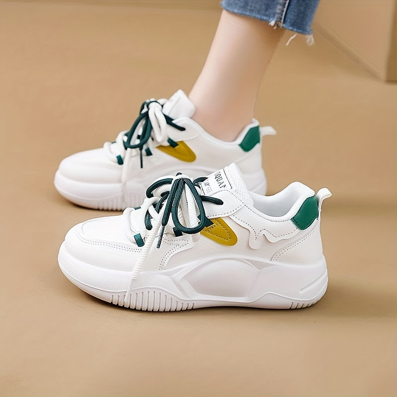 Women's Chunky Sneakers Lightweight Thick Bottom Sport Shoes