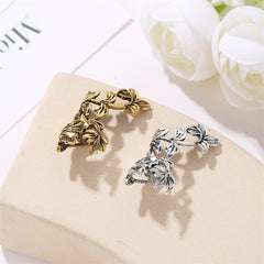 Retro Hollow Flower & Leaf Ear Cuffs Earrings for Girls