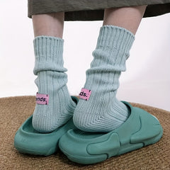 Men's Colorful Stockings Stacking Socks Crew Sock