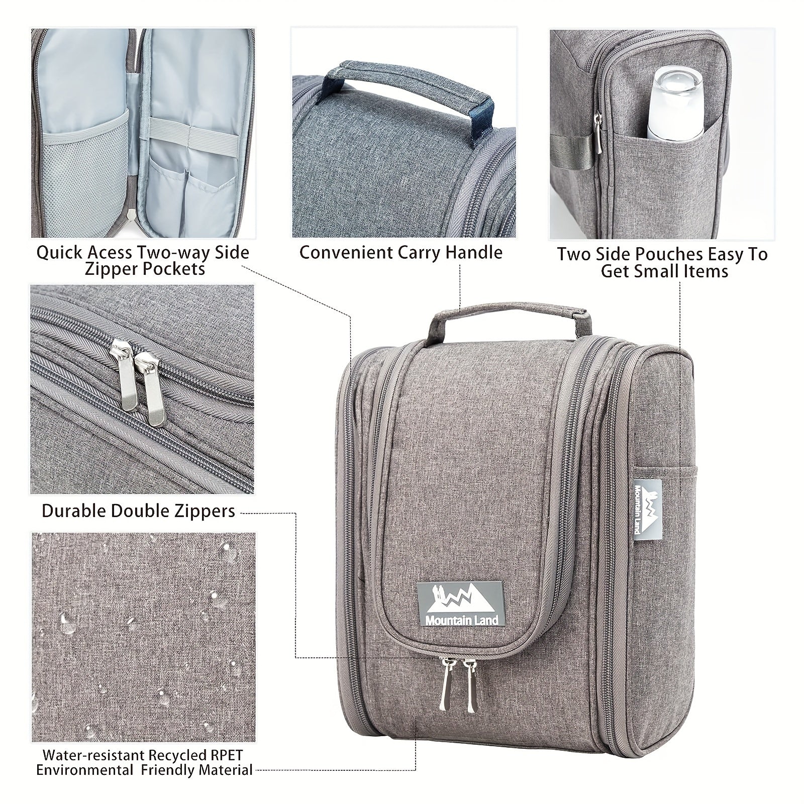 Large Capacity Hanging Travel Toiletry Bag Waterproof Organizer