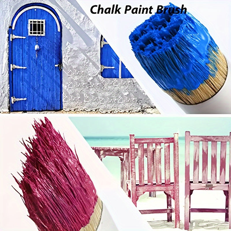 3pcs Waxed Painting Home Decoration Tail Set Round Head Pen Brush