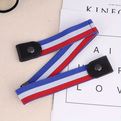 Striped Invisible Elastic Belt Lazy Belt