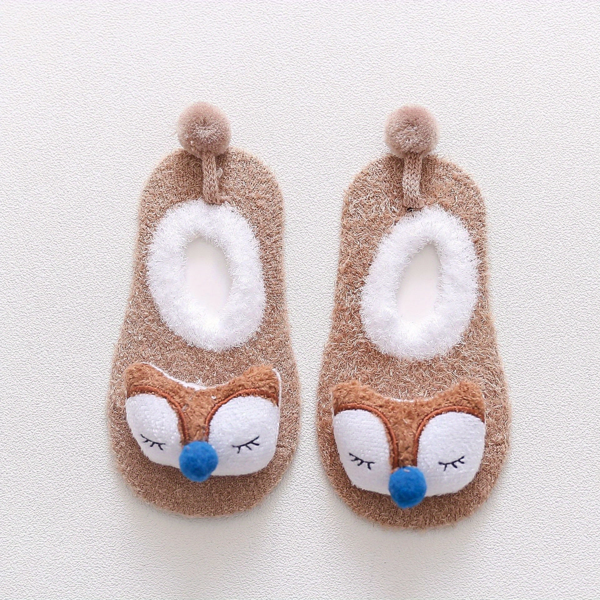 Baby Girls Cartoon Animal Plush Ankle Socks