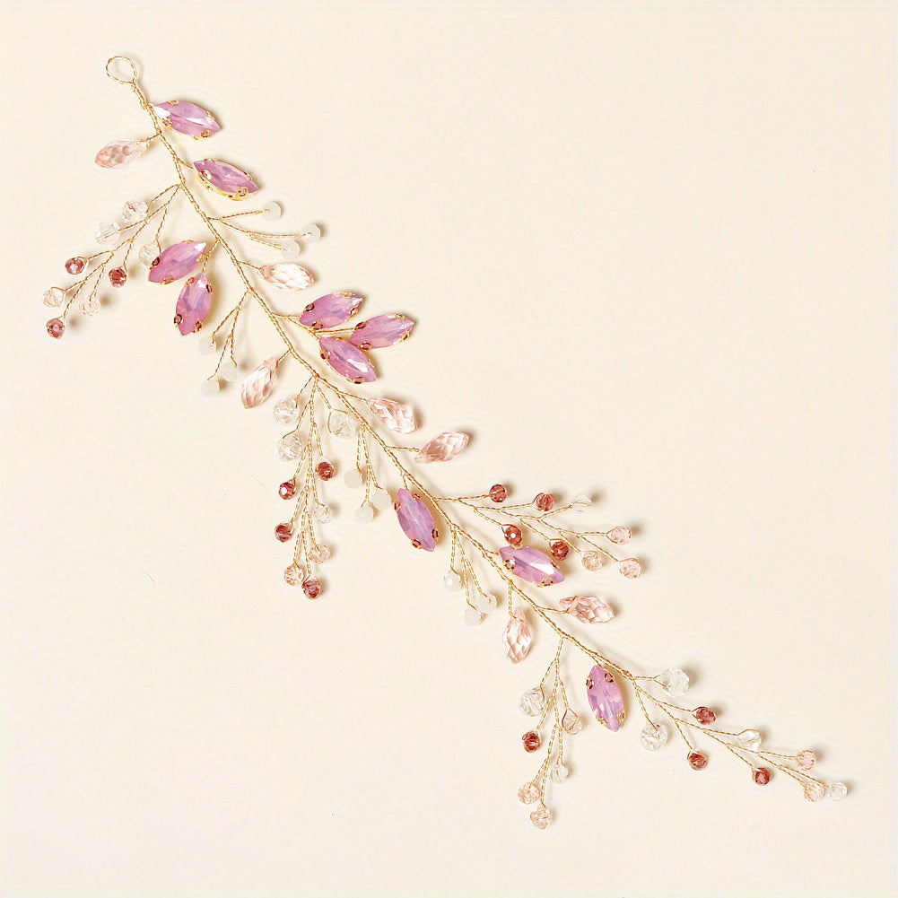 Crystal Head Piece Wedding Dress Rhinestone Headband