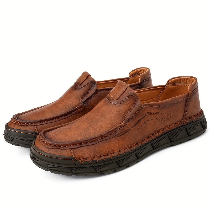 Men's Stitch Loafer Shoes Non Slip Casual Shoes