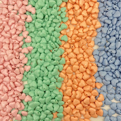 50pcs Love Heart Beads for DIY Bracelets, Phone Straps & Necklaces