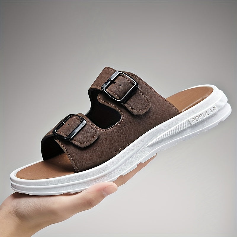Men's Cloud Slides Non Slip Platform Sandals