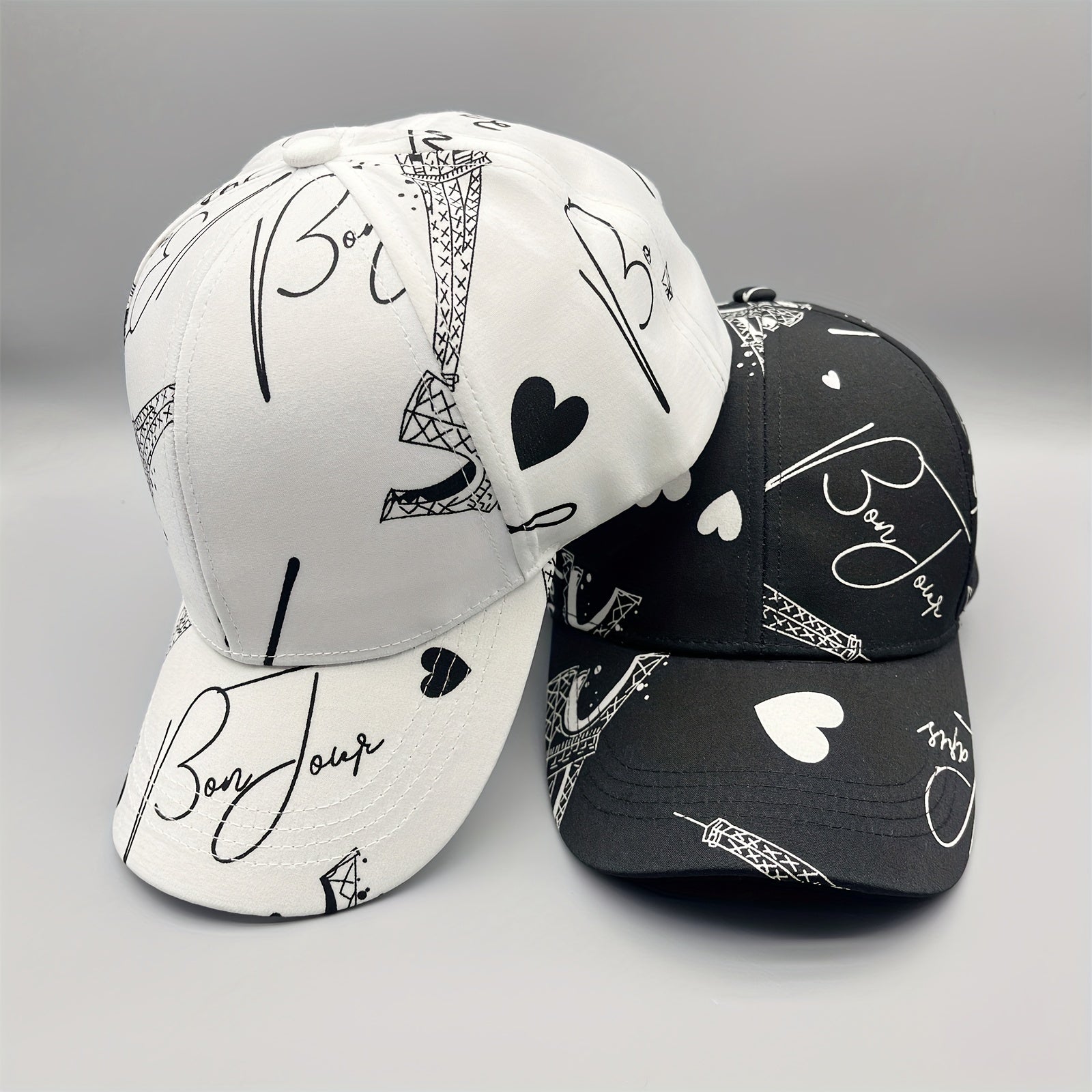 Men's Baseball Cap Love Paris Iron Tower Vacation Peaked Cap