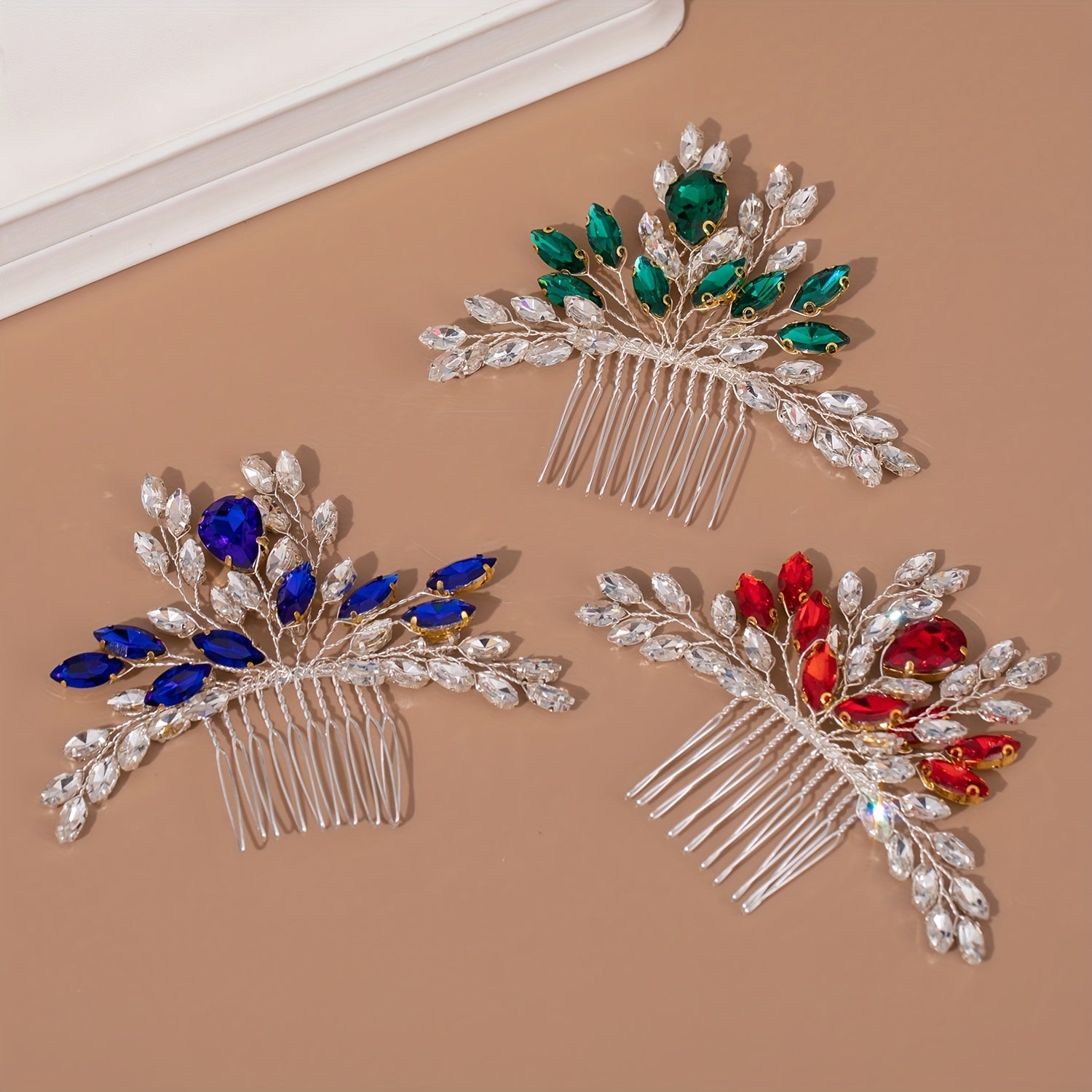 Crystal Hair Comb Bridal Wedding Hair Accessories Head Jewelry