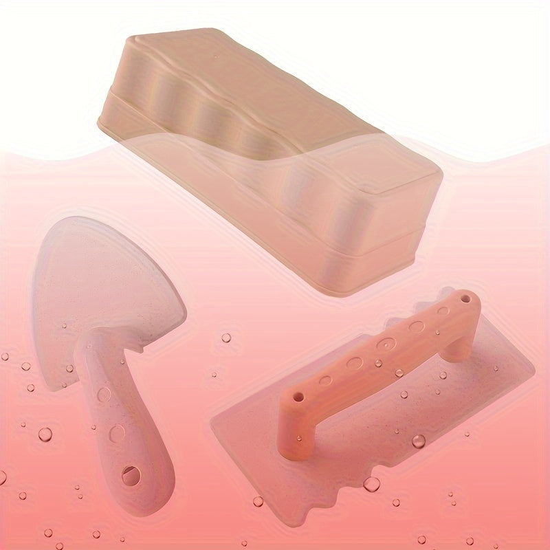 3pcs Snow & Sand Castle Building Set Beach Toy for Kids Durable PP Material