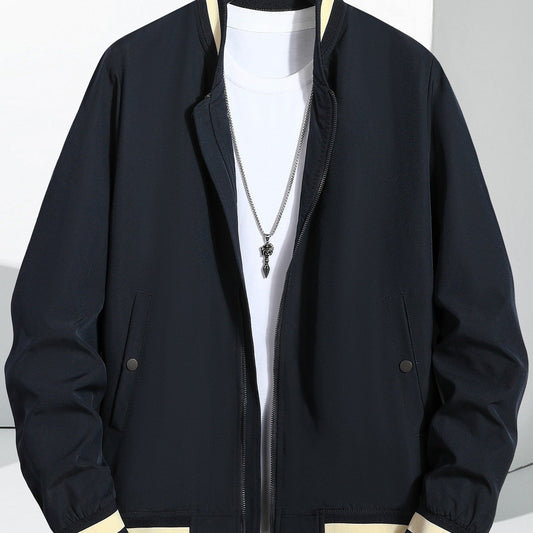 Autumn Winter Baseball Collar Casual Jacket Coat