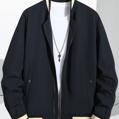 Autumn Winter Baseball Collar Casual Jacket Coat