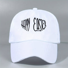 Happy Easter Baseball Cap Embroidered Sun Hat