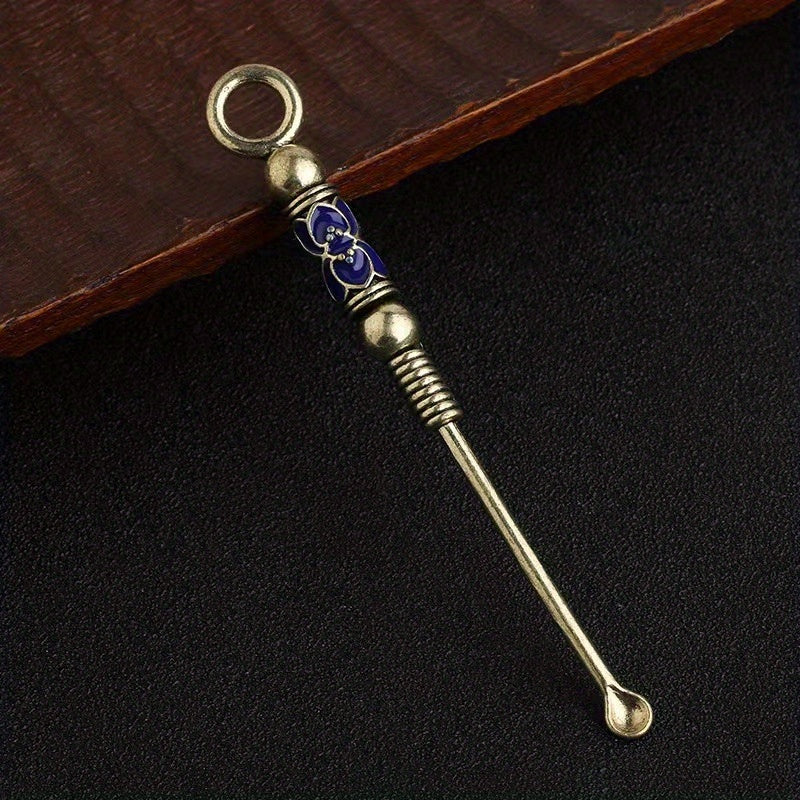 Ear Pick Keychain Spoon Key Accessories Small Gift Backpack Car Key Chain