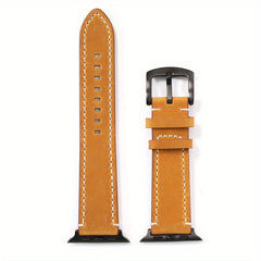 Crazy Horse Leather Iwatch Band Quick Release Retro Italian Cowhide 38-49mm