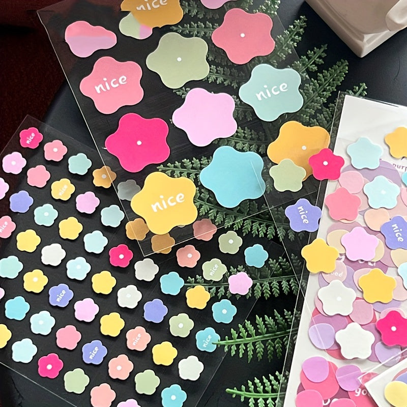 Dots Collage Love Slitting Hand Account DIY Tool Sticker Package Ins