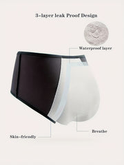 5 Pack Plus Size Leak Proof High Rise Briefs Set
