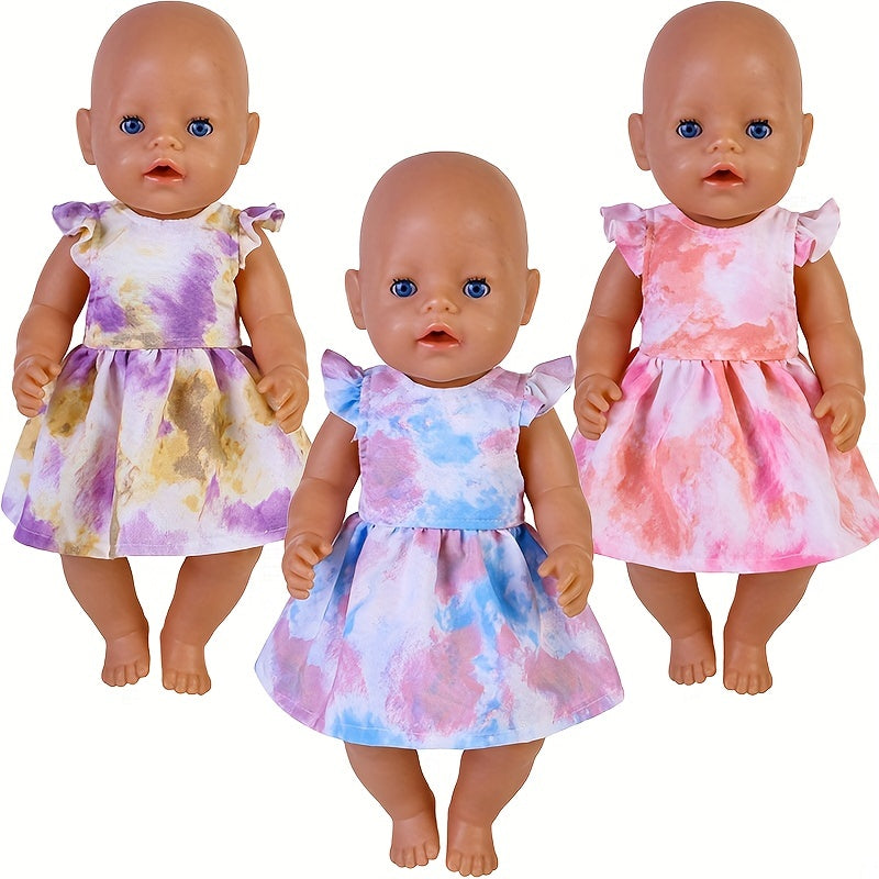 Flower Dress For 43 18 45 72 Cm Newborn Baby Doll