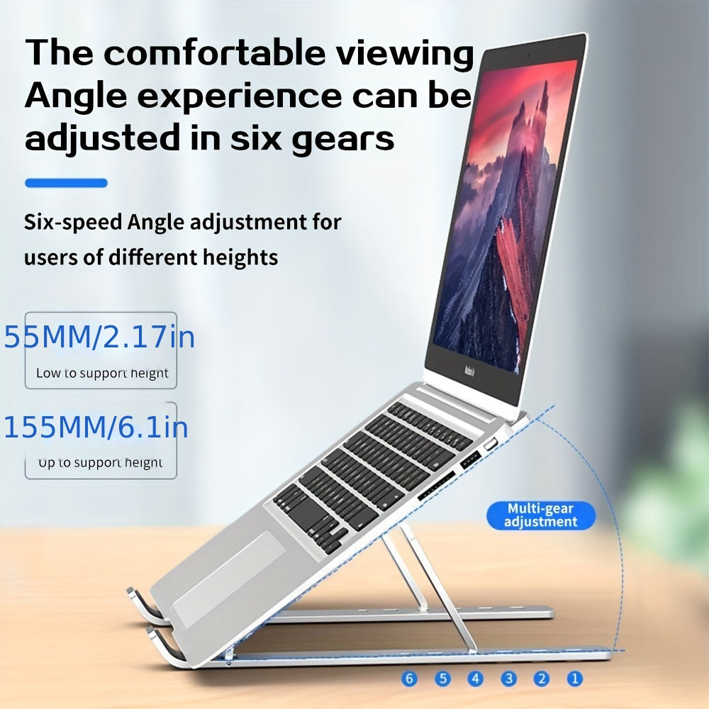 Adjustable Aluminum Laptop Stand Ergonomic Tablet Holder