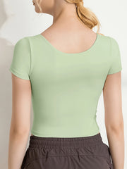 Sporty T Shirt Quick Dry Slim Fit Sports Tee Women's Activewear