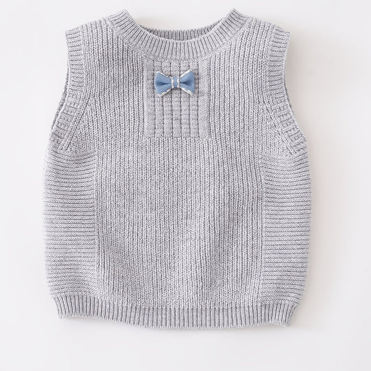 Baby Boys Knit Sweater Vest for Autumn and Spring