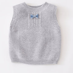 Baby Boys Knit Sweater Vest for Autumn and Spring