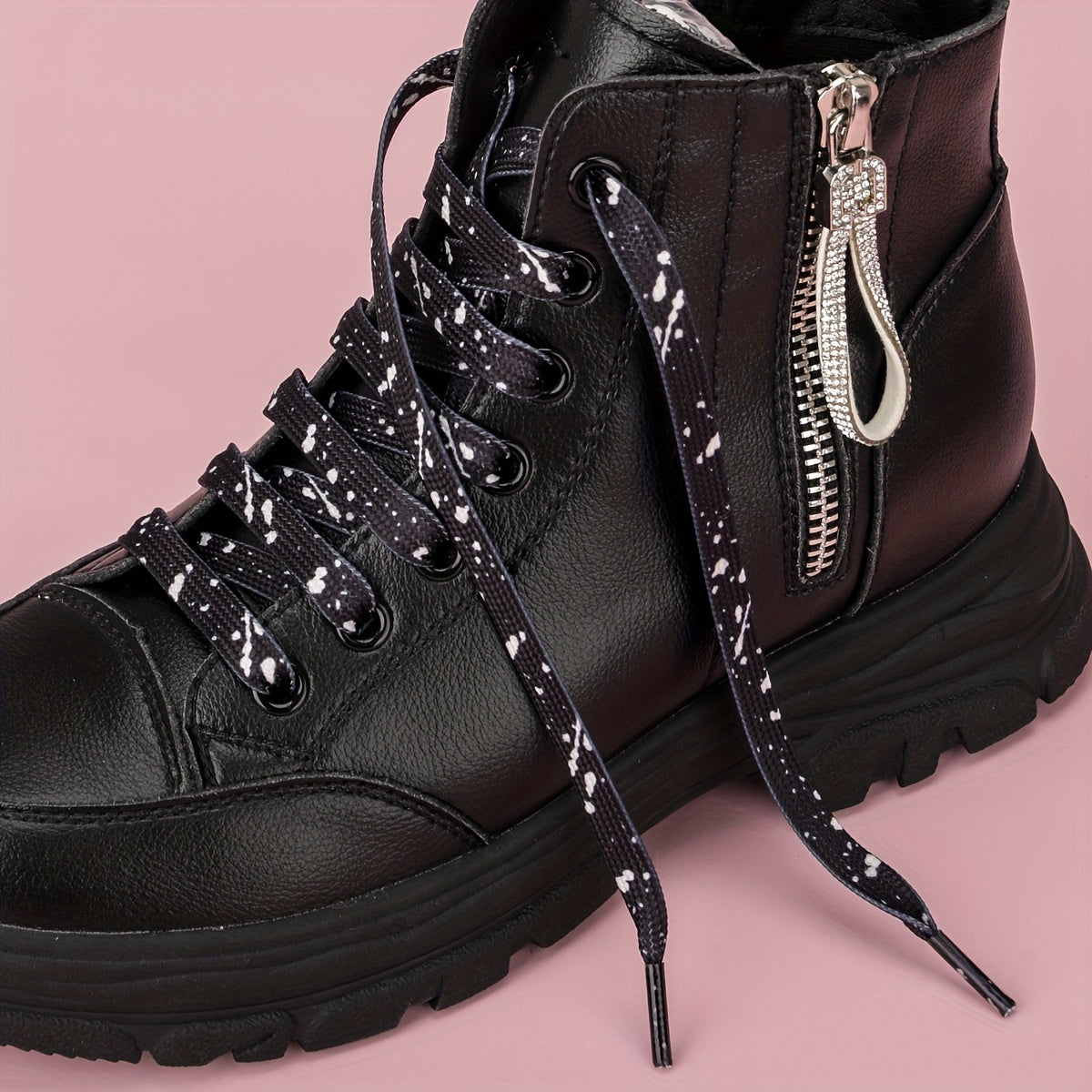 Two Tone Shoelaces & Shoes Accessories For Boots