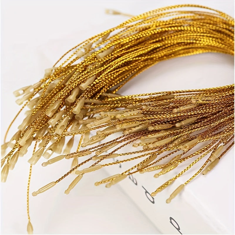 Christmas Ornament Hooks 100pcs Ornament Hangers With Snap Ornament String