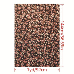 1yd Twill Faux Cotton Fabric for DIY Clothes Pants Dress