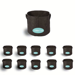 10pcs Potato Planter Bag 3-10 Gallon Portable Planter Bag Breathable Heavy Duty