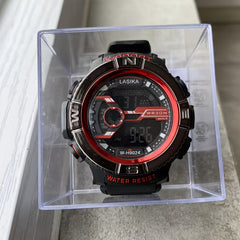 Boys' Digital Sport Watch, Red, IPX7 Swimming Watch with Stopwatch