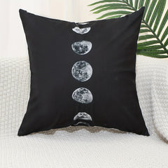 Planet Print Short Plush Throw Pillowcase Home Decor