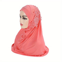 Gauze Scarf Ice Silk Hot Diamond Turban Muslim Hat Arab Hijab