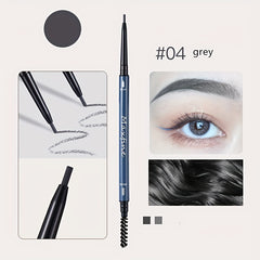 Waterproof Sweatproof Brown Liquid Eyebrow Pen Ultra Slim