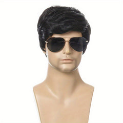 Short Hair Men's Daily Wig Dress Up Wig for Parties