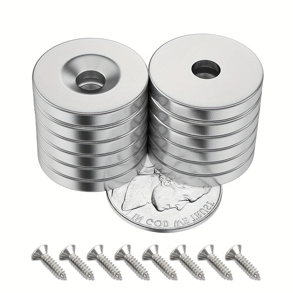 12pcs Heavy Duty Ring Neodymium Magnet 20x3mm