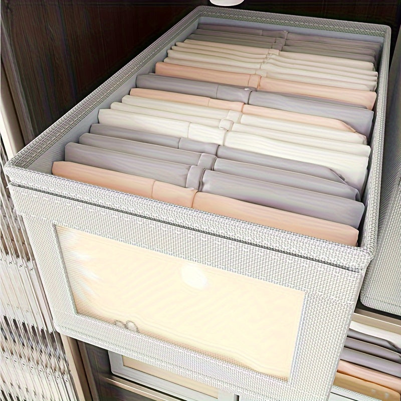 Clothes Storage Box Fabric Folding Underwear Drawer Organizer